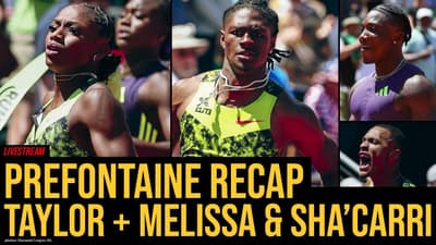 Tate Taylor DOMINATES 200m + Melissa EDGES OUT Sha'carri | Prefontaine Classic Recap & Reaction