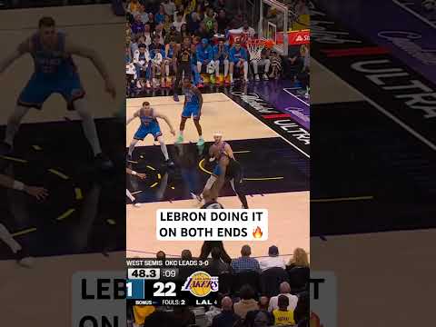 LeBron is locked in right now!