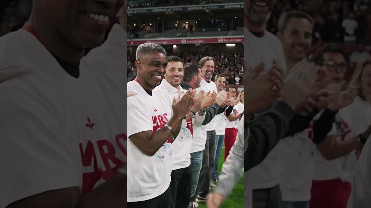 Une dernière danse pour notre kiné Marc Cuvelier apres 37 ans au LOSC 👏🫶