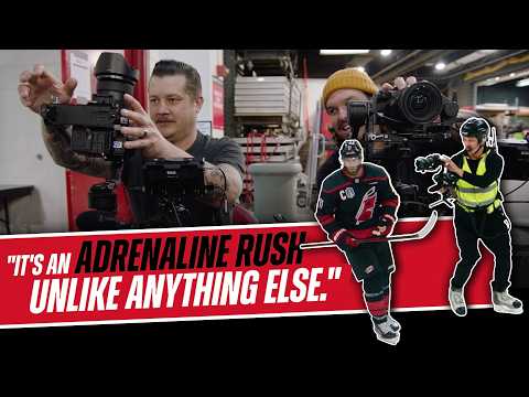 Behind the Scenes: On-Ice Skate Camera Operators ⛸️ 🎥