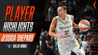 Jessica Shepard records fourth career tripe-double in Wings' win ⭐️