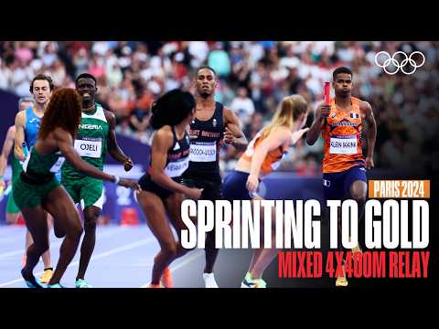 What A Finish! 😮‍💨 | Mixed 4x400m Relay Replays | Paris 2024
