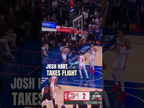 WATCH OUT FOR JOSH HART #nba #nyknicks #joshhart