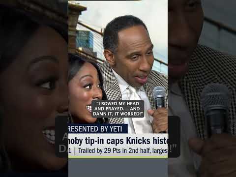 Stephen A.'s prayers were answered 😭