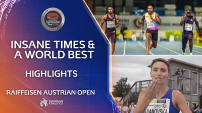 INSANE 100m times plus Race Walk WORLD BEST | HIGHLIGHTS Raiffeisen Austrian Open Eisenstadt 2026