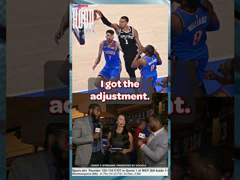 Victor Wembanyma DOMINATED the Thunder in Game 1