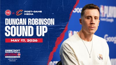 Round 2 Game 7: Post-Game Press Conference: Duncan Robinson | Pistons vs. Cavs | 05.17.26