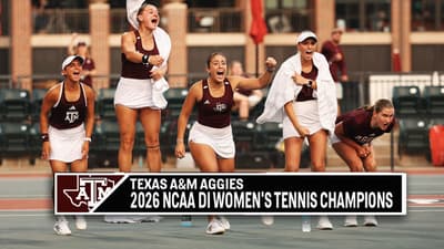 Texas A&M wins 2026 NCAA women's tennis title, their second in three years