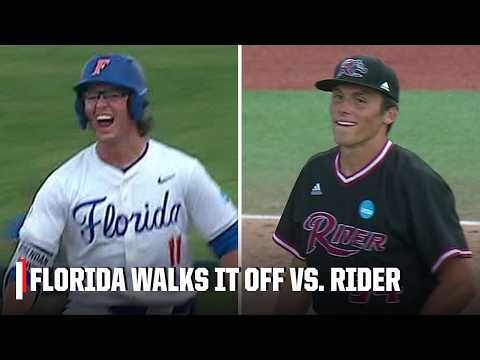 WHAT A FINISH 🤯 Rider Broncs vs. Florida Gators | Full Game Highlights | ESPN College Baseball