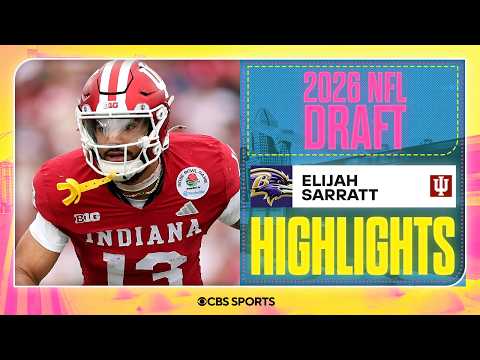 Elijah Sarratt Indiana Highlights | Drafted No. 115 overall to the Ravens