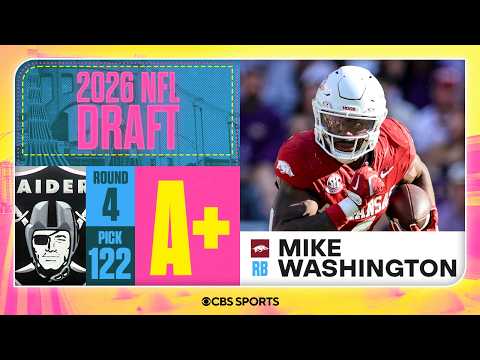 Raiders select Mike Washington in Fourth Round | 2026 NFL Draft Grades & Reaction