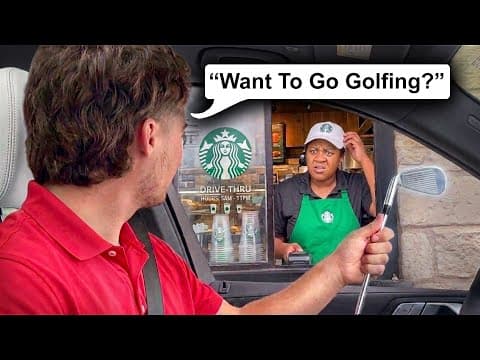 I Asked Fast Food Workers To Golf