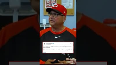 Terry Francona on Using His Bench Early vs Mets in Series Finale #Reds