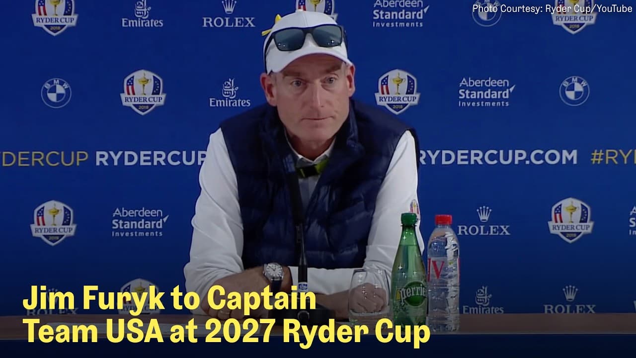 Jim Furyk Named Captain of Team USA for 2027 Ryder Cup at Adare Manor | The Shotgun Start
