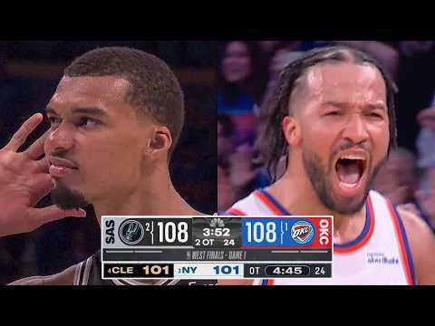Both Conference Finals Openers Went to OT for the First Time Ever 🔥