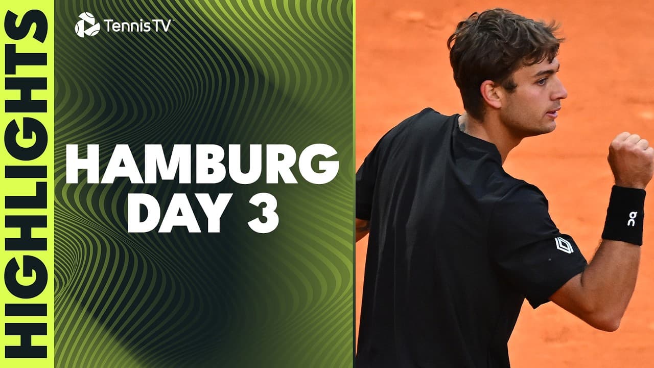 Shelton & Altmaier Rollercoaster; Cobolli vs Buse; Darderi Features | Hamburg 2026 Day 3 Highlights