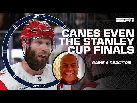 CANES TIE IT UP 🏒 REACTION to Game 4️⃣ of the 2026 Stanley Cup Finals 🔥 | Get Up