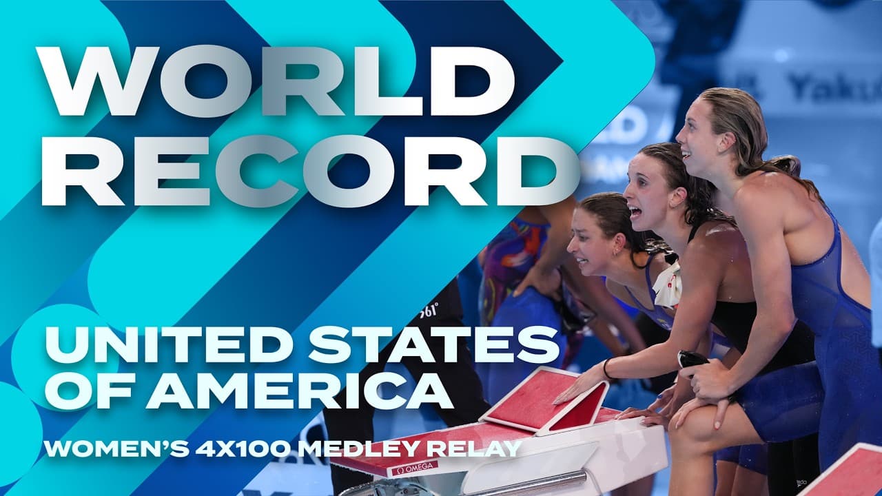 A World Record on the last day | World Aquatics Championships 2025 | Women's 4x100 Medley Relay