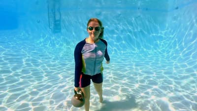 Walk Along the Bottom of the Pool Like it’s no Big Deal