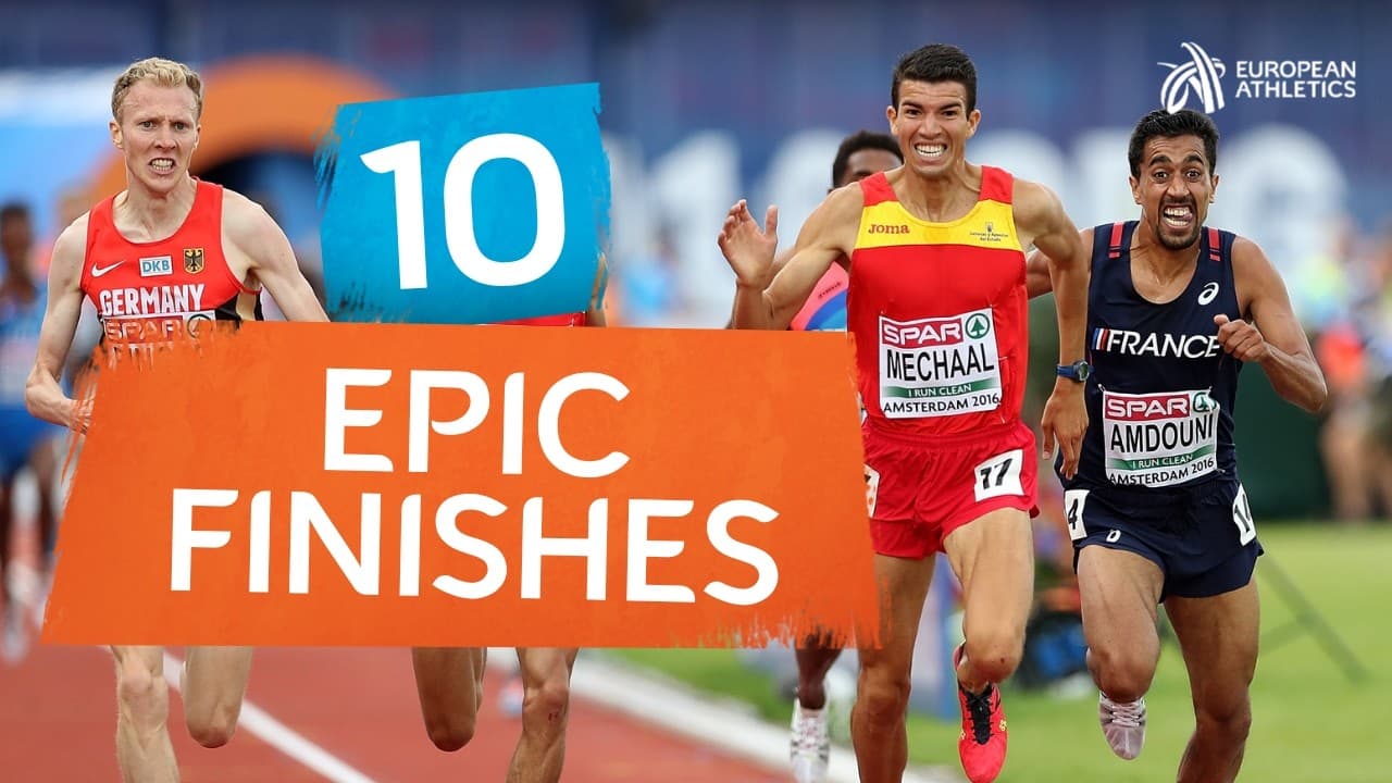 10 EPIC FINISHES 🔥 Countdown of the Most DRAMATIC Race Finishes at European Championships