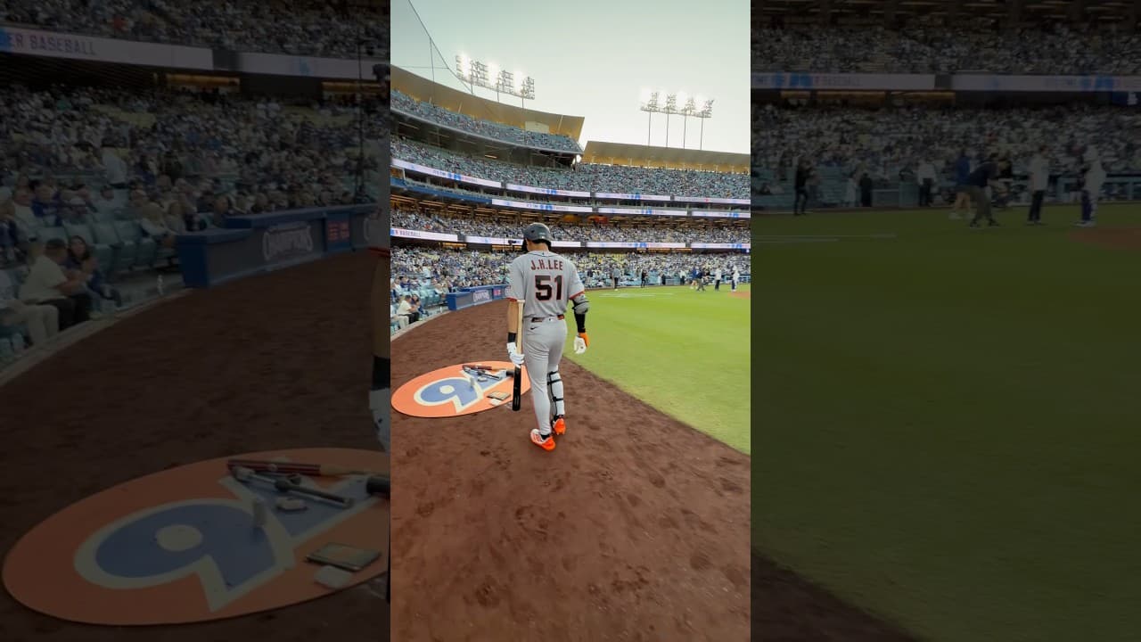 Leading off at Dodger Stadium: Jung Hoo Lee