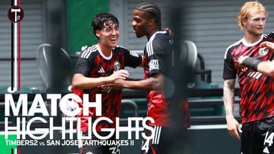 HIGHLIGHTS | Timbers2 vs. San Jose Earthquakes II | June 27, 2026