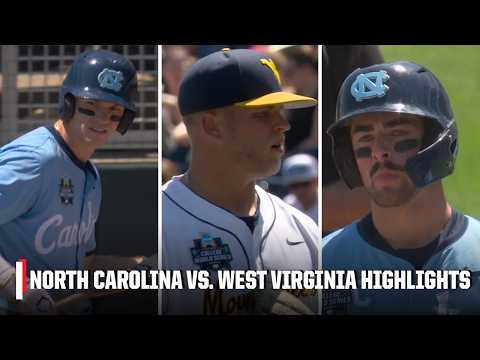 North Carolina vs. West Virginia | Full Game Highlights | Men’s College World Series
