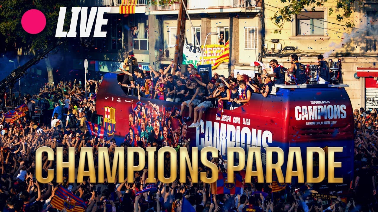 🔴 LIVE | FC BARCELONA VICTORY PARADE 2025/26 🔵🔴
