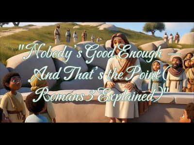"Nobody’s Good Enough — And That’s the Point (Romans 3 Explained)"