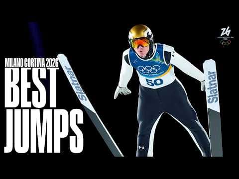 Top 3 Jumps 🎿 | Ski Jumping - Men's Large Hill | Milano Cortina Full Runs