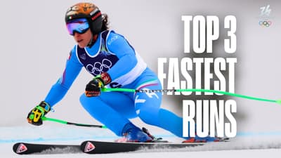 ⛷️Top 3 FASTEST Women's Super-G Runs | #MilanoCortina2026 Top Moments