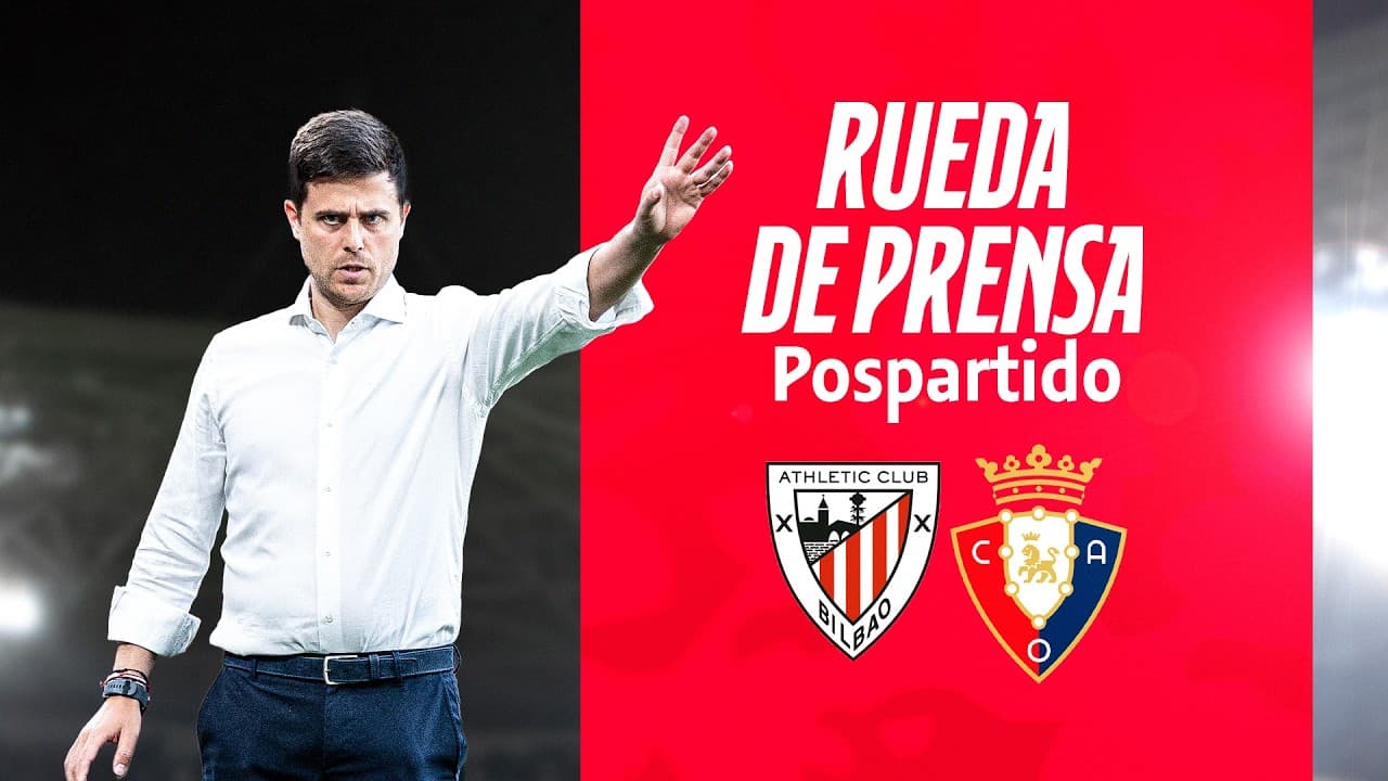 Rueda de prensa de Alessio Lisci pospartido Athletic Club - Osasuna | Club Atlético Osasuna