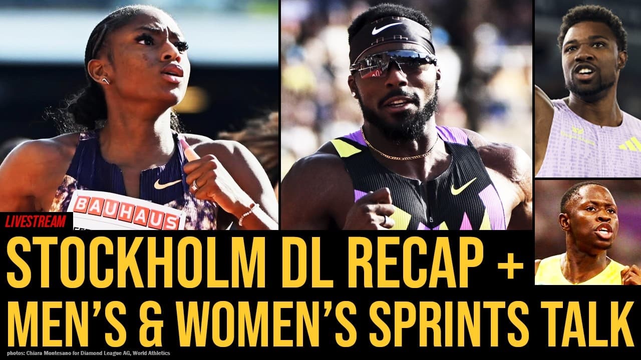 Stockholm Diamond League Reaction + Noah vs Oblique 100m & Shericka vs Gabby 200m