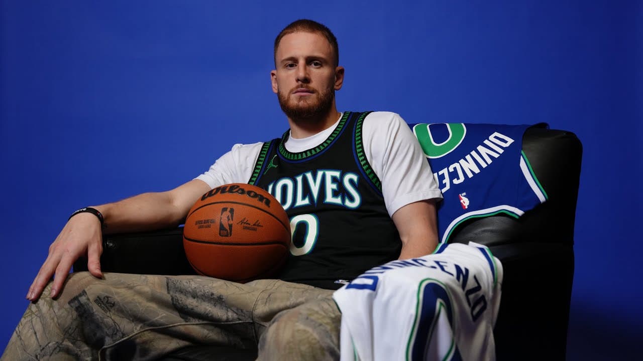 Donte DiVincenzo Behind The Scenes of Timberwolves Jersey Unveil