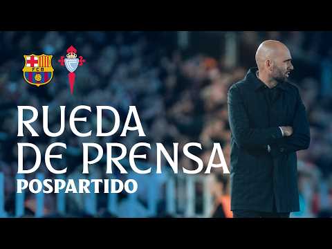 Claudio Giráldez: "Contento por la imagen, pero nos vamos de vacío y fastidiados" | Celta