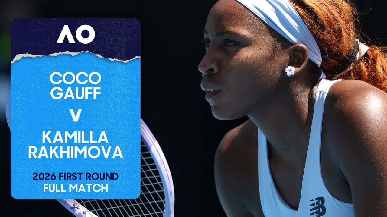 Coco Gauff v Kamilla Rakhimova Full Match | Australian Open 2026 First Round