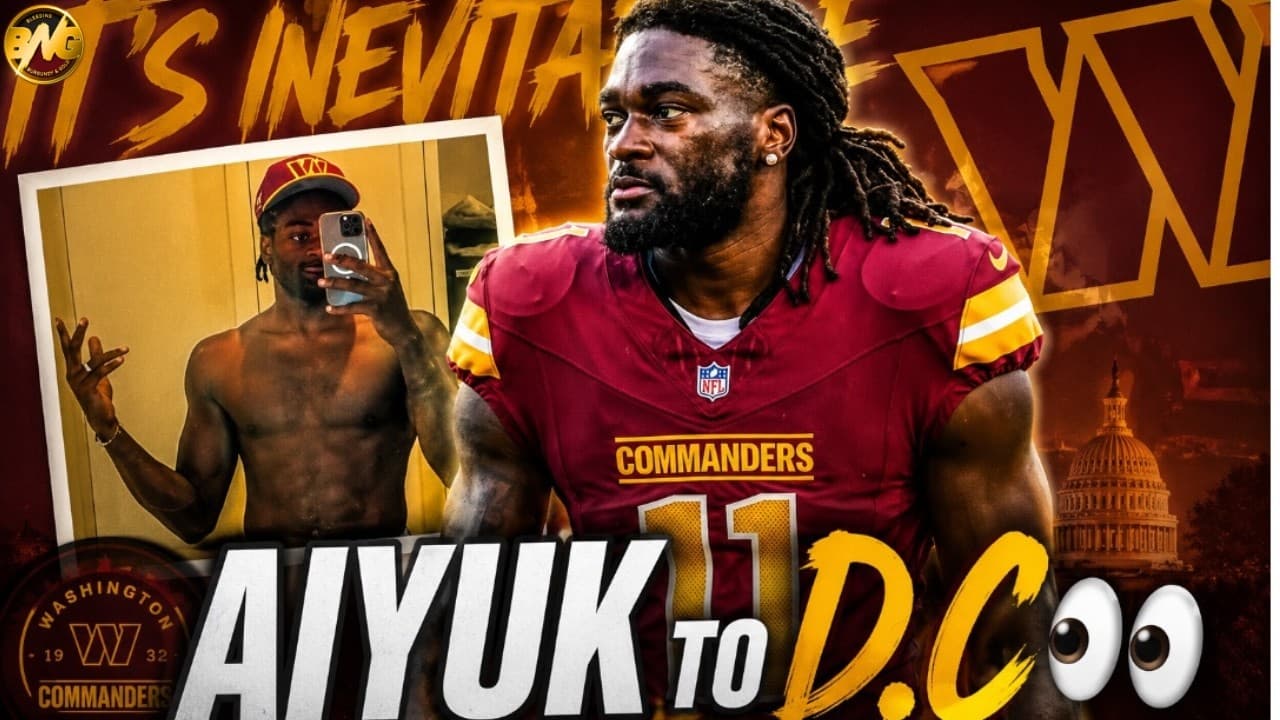 Brandon Aiyuk is Practically BEGGING to be a WASHINGTON COMMANDER ...