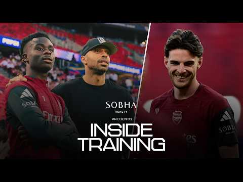 ARSENAL STARS GET READY FOR CHAMPIONS LEAGUE FINAL 💪 l Prepping for PSG l INSIDE TRAINING
