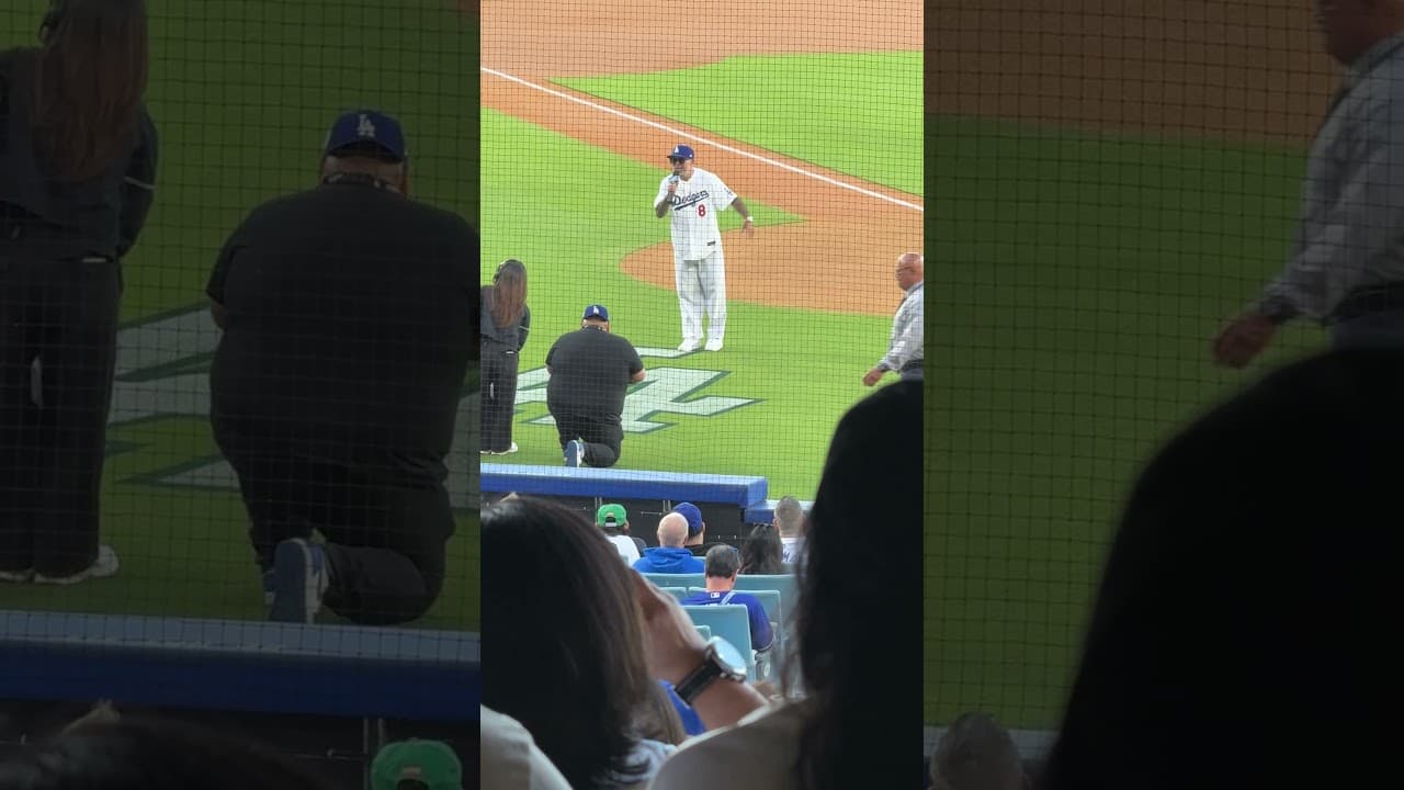 Jo Koy with ITFDB at Dodger Stadium