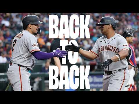 Rafael Devers and Willy Adames Homer on Back-to-Back Pitches | San Francisco Giants Highlights