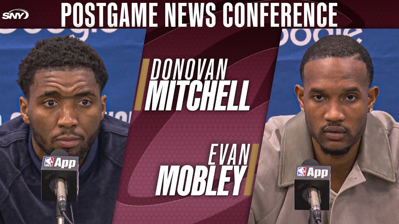 Donovan Mitchell and Evan Mobley talk about why the Cavaliers collapsed against the Knicks at MSG