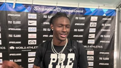 Tate Taylor Shuns Comparisons After Running 19.75, Beating Letsile Tebogo In Prefontaine Classic 200