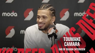 Toumani Camara | 2025-26 End of Season Interview | Portland Trail Blazers | April 30, 2026