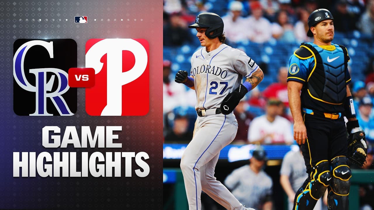 Rockies vs. Phillies Game Highlights (5/8/26) | MLB Highlights