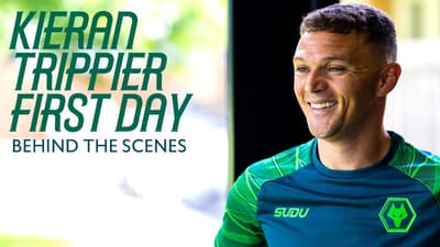 Trippier signs for Wolves! | Behind the scenes on signing day