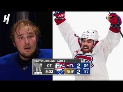 Canadiens vs Sabres GAME 7 OT WINNER 😱 FINAL GOAL ENDING 🔥