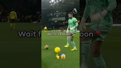 Goalkeeper vs Balloon 😂🎈