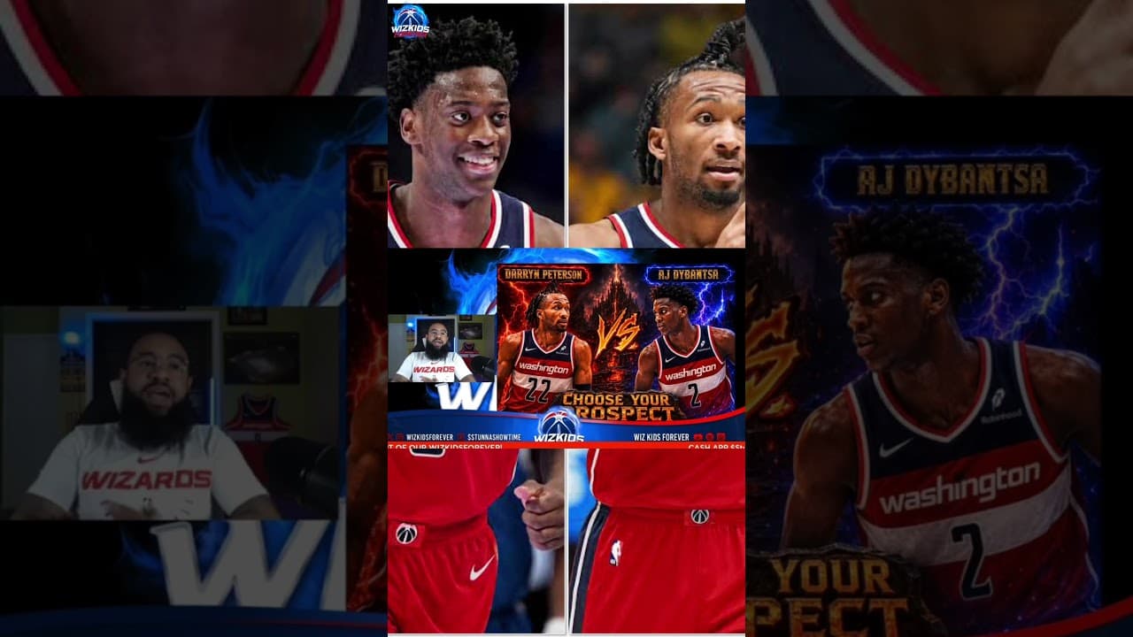 AJ vs. DP…. The debate that never ends #washingtonwizards #draft #nba