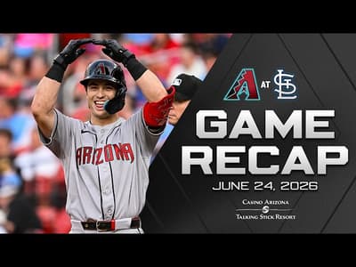 D-backs vs. Cardinals Game Highlights (6/24/26) | MLB Highlights