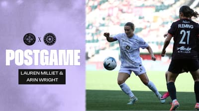 'We just have to start getting results' | Lauren Milliet & Arin Wright Postgame at Portland | 7.5.26